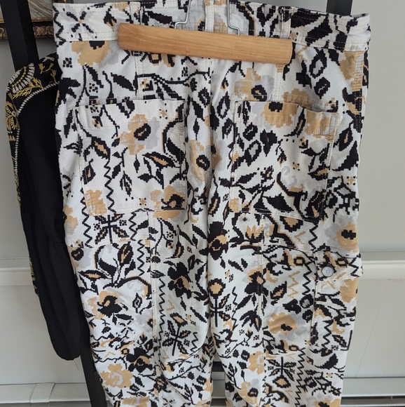 Anthropologie corduroy print cargo pants - going to consignment store Saturday, - Picture 2 of 6